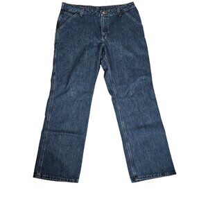 Carhartt Flame Resistant Carpenter Denim Jeans Size 38/32
